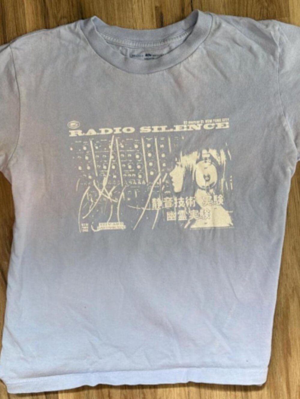 Brandy Melville Women's Blue and Purple T-shirt